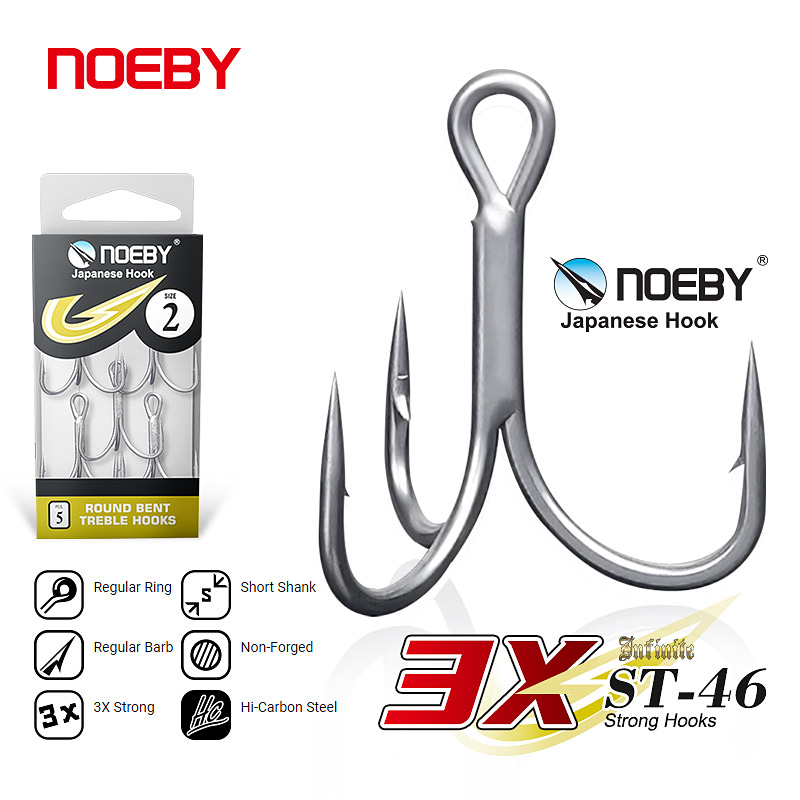 Fishing Hook Offset - Noeby Ami da pesca in acciaio