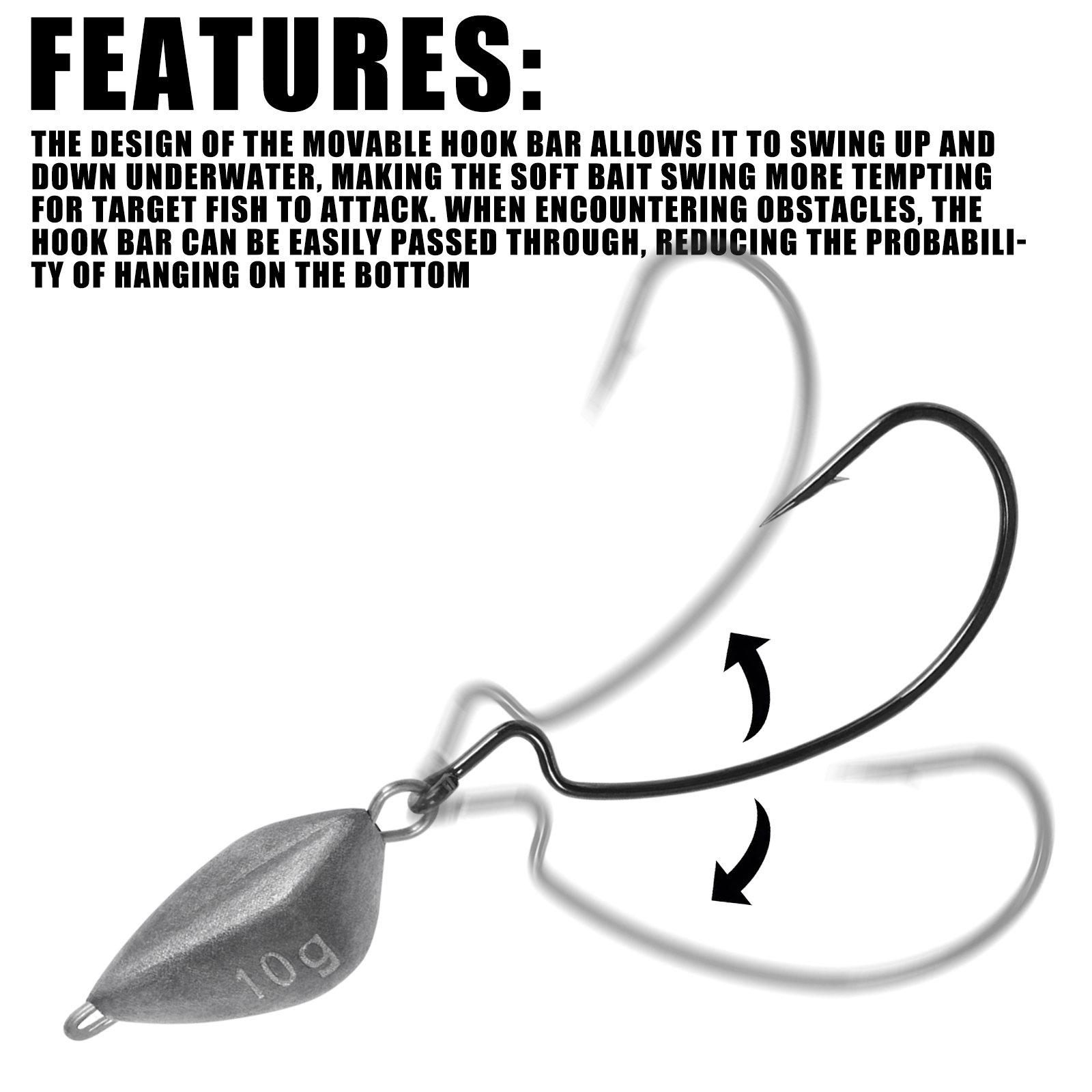 SAMOLLA 5 pezzi Jig Head Peso  - Fishing Hook Jig recensione e prezzo