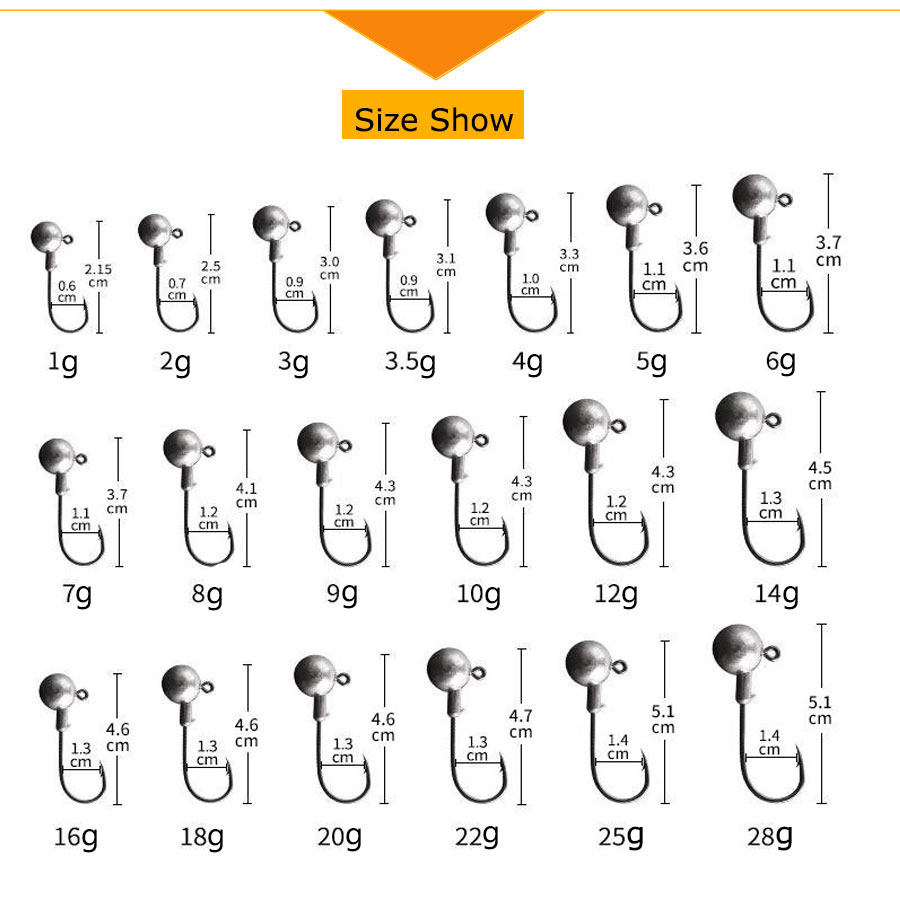Amo da pesca con testa jig da  - Fishing Hook Circle recensione e prezzo