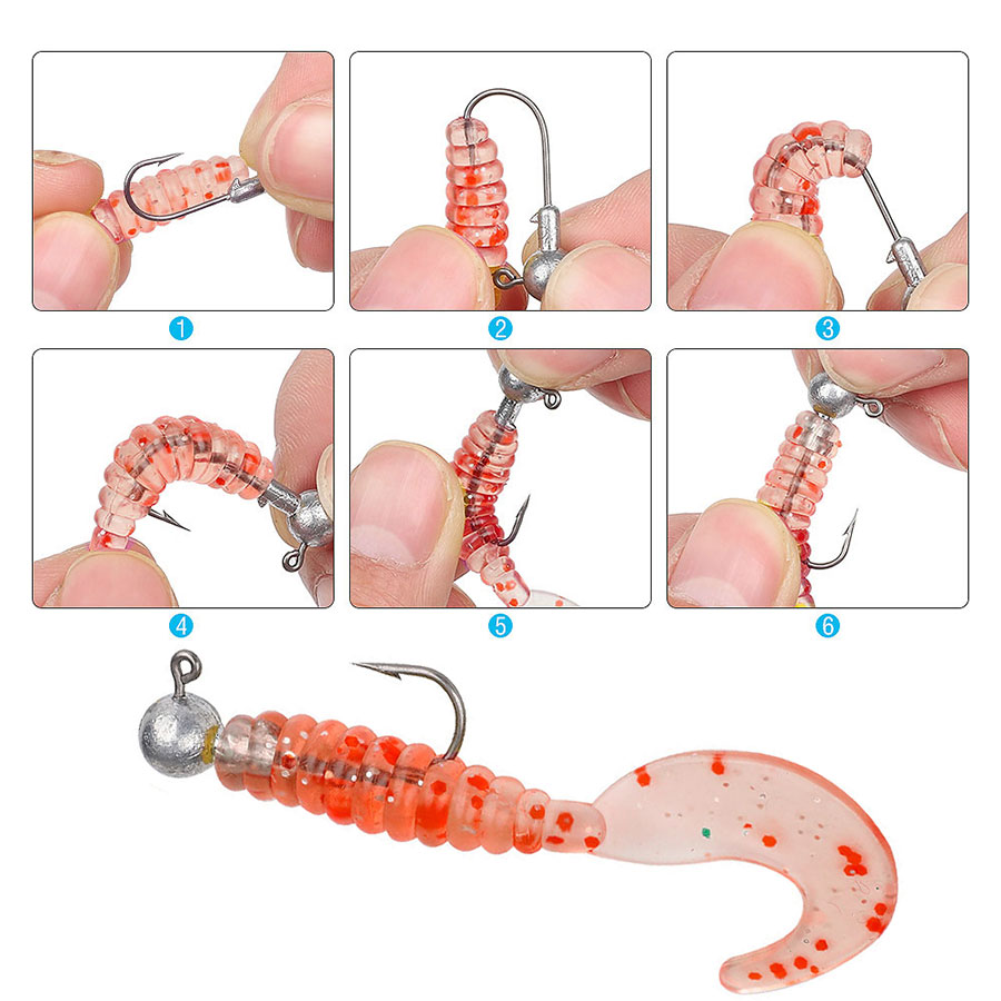 Amo da pesca con testa jig da  - Fishing Hook Circle recensione e prezzo
