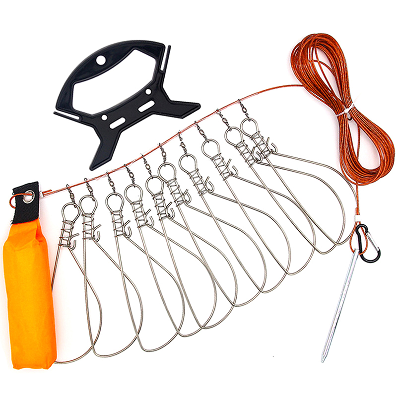 Nuovo【Cordino con fibbia di bl - Fishing Hook Stainless Steel recensione e prezzo